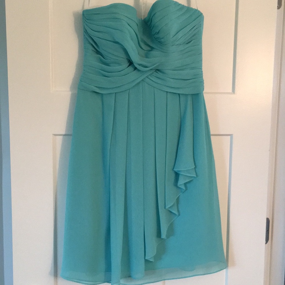 David’s Bridal Strapless Dress